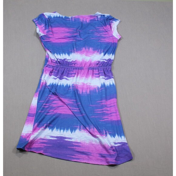 The North Face Blue tie dye Cap Sleeve Casual Dress Lightweight Stretch S - Picture 3 of 13